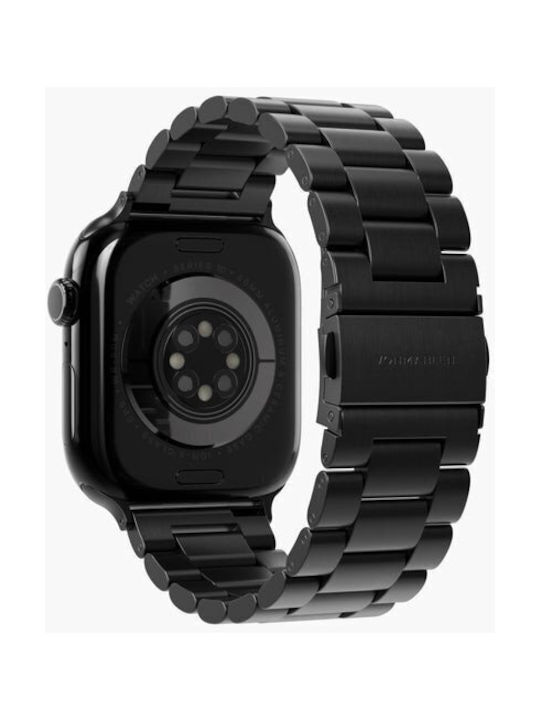 Vonmahlen Link-Armband 2 38 40 41 42 mm Einheitsgröße Schwarz