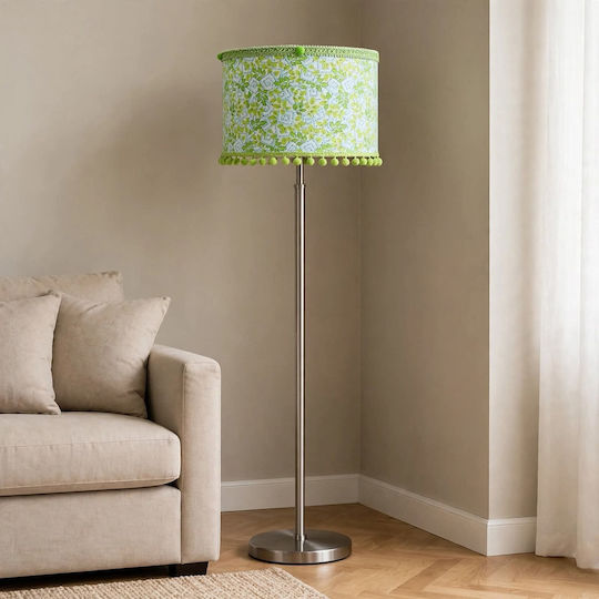 Floor Lamp with E27 Bulb Holder Green Neon