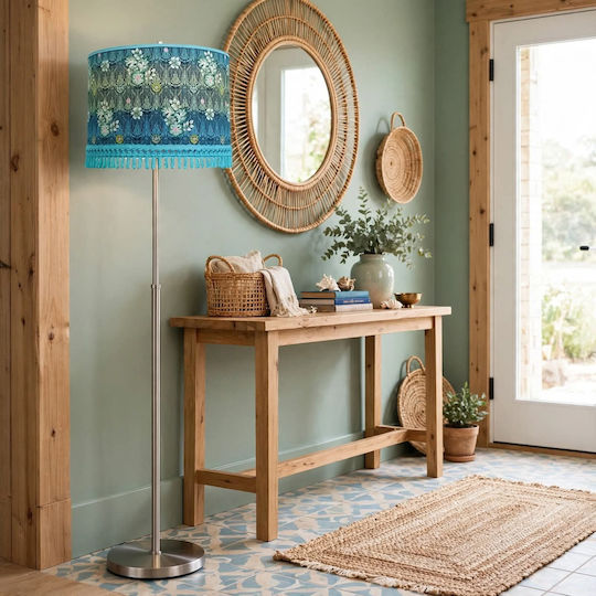 Oxygen Blue Floor Lamp