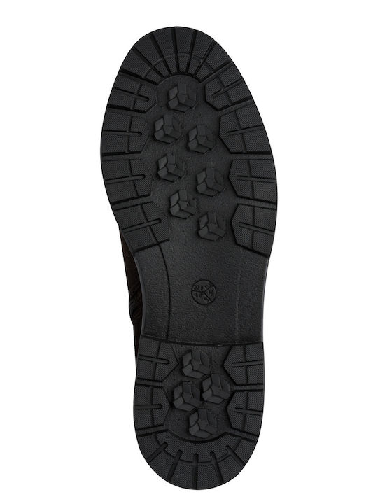 Wildleder Damen Stiefeletten Braun