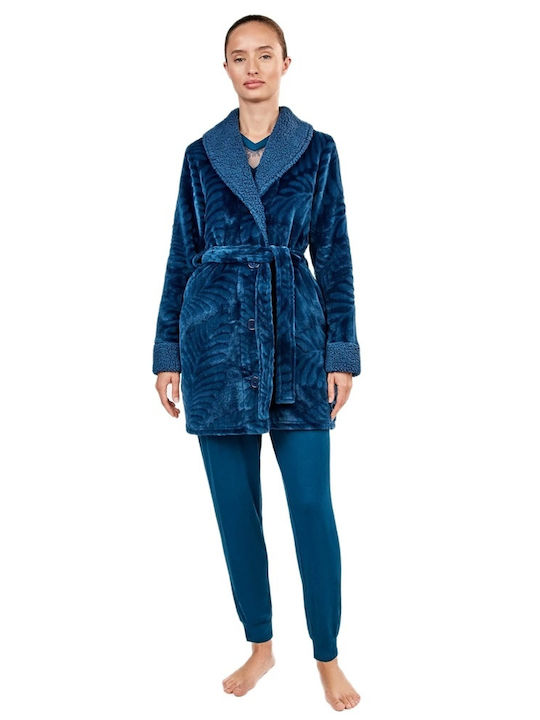 Gisela Χειμερινή Γυναικεία Fleece Ρόμπα Gisela Χειμερινή Γυναικεία Fleece Ρόμπα