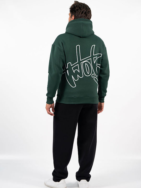 Green Hoodie Sweatshirt