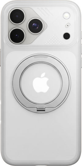 Pango Magsafe Case Iphone 18 Pro Translucent Back Rotating Ring White