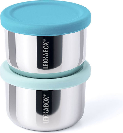 Lekkabox Set de Recipiente pentru Alimente din Inox 2 bucăți