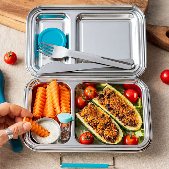 Lekkabox Set de Recipiente pentru Alimente din Inox 2 bucăți