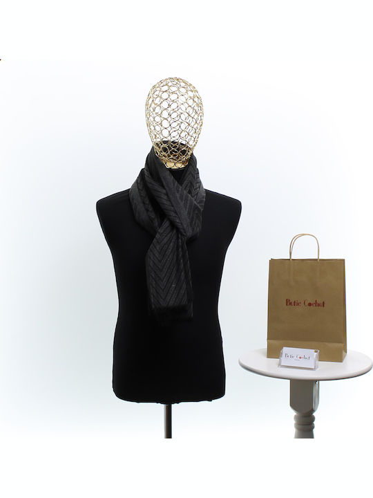 Men’s Grey Cashmere Scarf