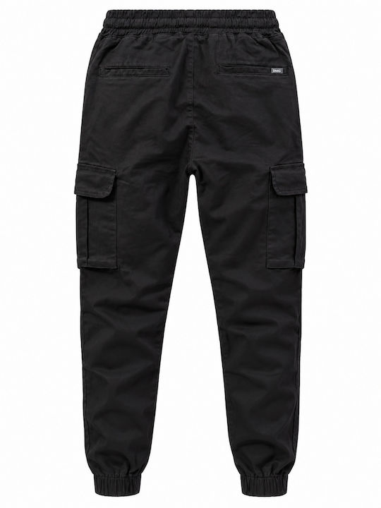 Men's Cargo Trousers Regular Fit Black