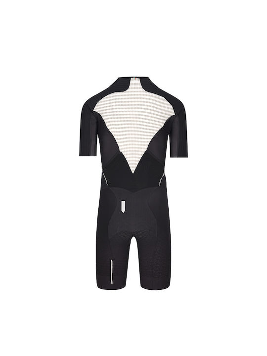 Q36.5 Kurzarm-Triathlonanzug Schwarz