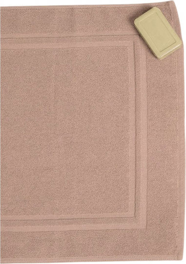 Nicefeelings Set of 6 Beige Hotel Bathroom Mats 50x70cm