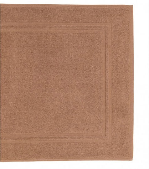 Nicefeelings Set of 6 Beige Hotel Bathroom Mats 50x70 cm