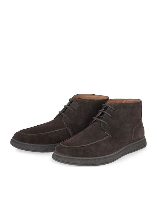 Suede Men's Brown Boots