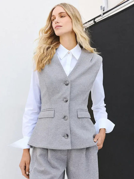 Women's Grey Vest