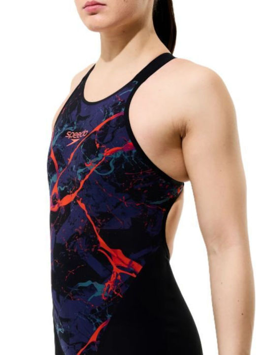 Speedo Fastskin Lzr Pure Valor 2.0 Women's Racing Jammer Swimsuit Black