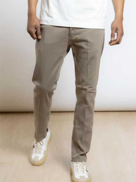 Men's Beige Jeans Trousers