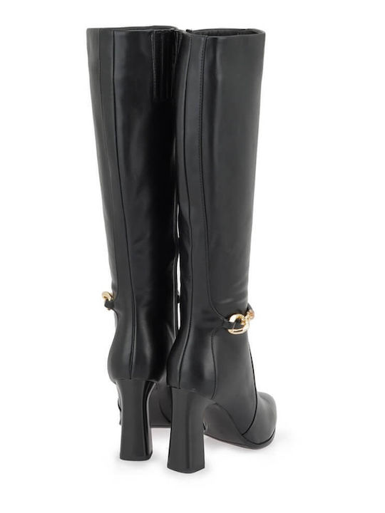 Women's Black High Heel Boots