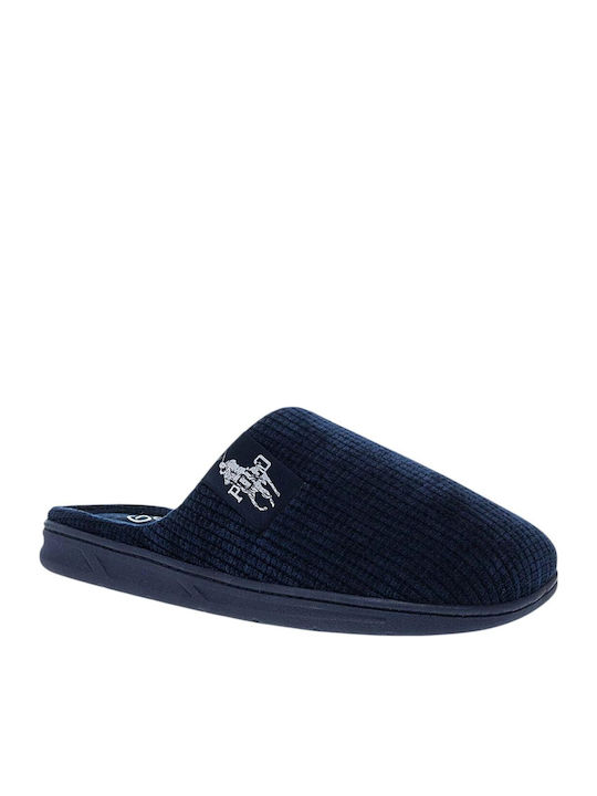 Herren Hausschuhe Blau