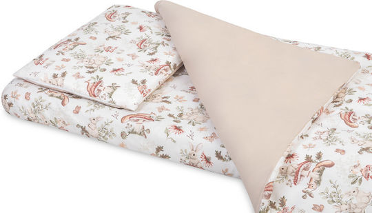 Sensillo Baby-Bettbezug-Set mit Kissenbezug Mehrfarbig 100 × 135 cm