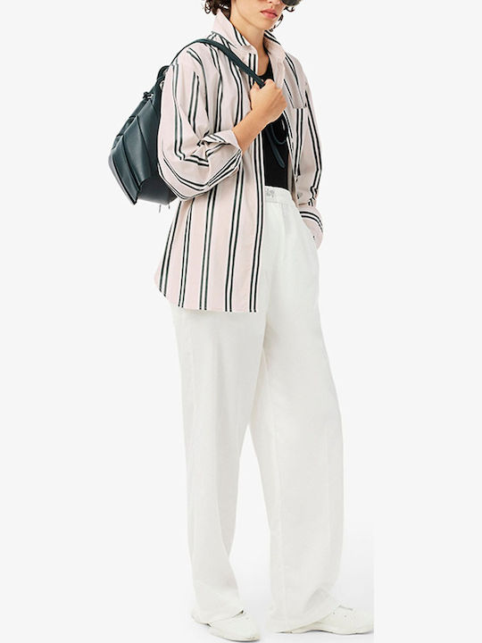 Long Sleeve Women's Cotton Striped Shirt