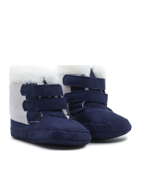 Childrenland Blaue Baby-Krabbelschuhe Stiefel