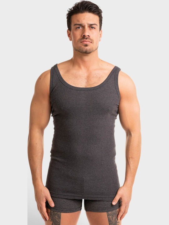 Men's Sleeveless Undershirt Anthracite