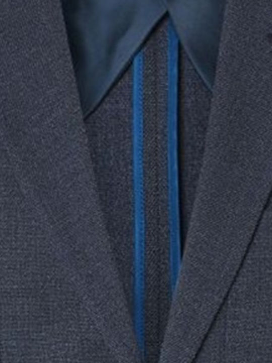 Ανδρικό Σακάκι με Στενή Εφαρμογή Dark Blue