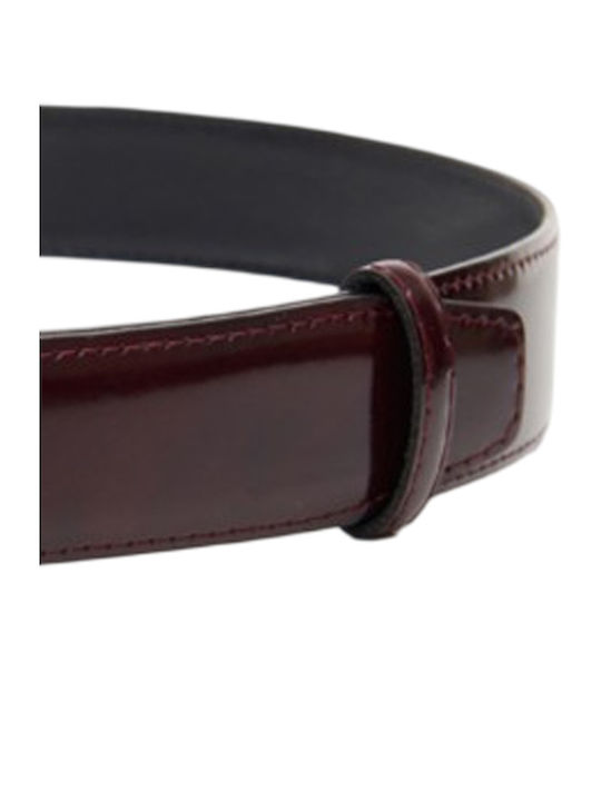 Men's Belt Burgundy