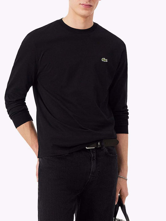 Lacoste Langarmshirt Schwarz