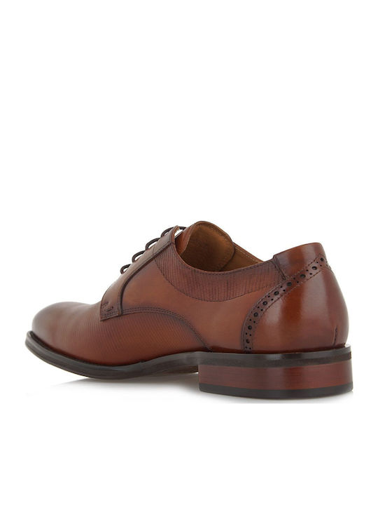 Braune Leder-Herrenschnürschuhe