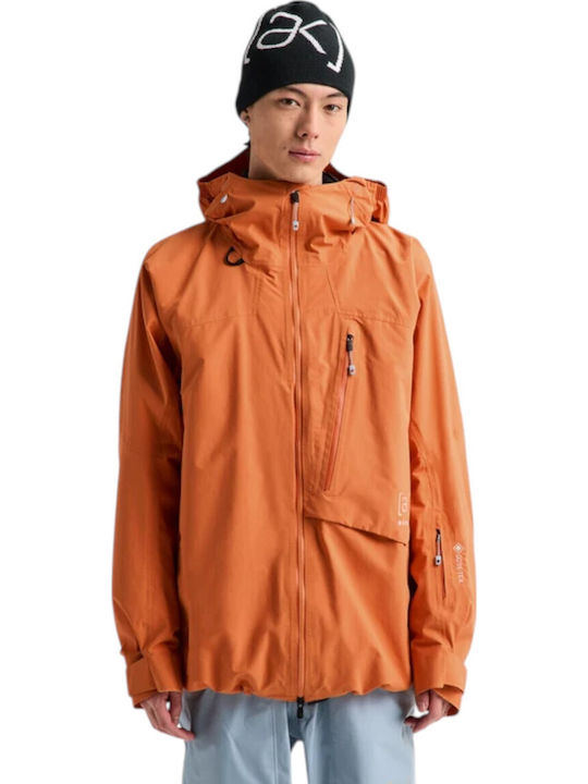 Burton Ak Cyclic 3076310E7B Ανδρικό Μπουφάν Gore-Tex για Σκι & Snowboard Πορτοκαλί