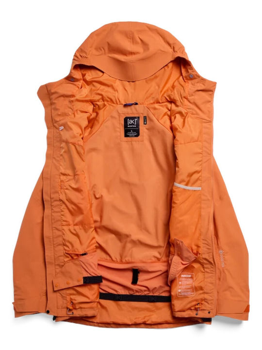 Burton Ak Cyclic 3076310E7B Ανδρικό Μπουφάν Gore-Tex για Σκι & Snowboard Πορτοκαλί