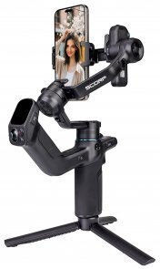 FeiyuTech Scorp Mini 3 Gimbal pentru Telefon Mobil cu 14 Ore de Funcționare Negru