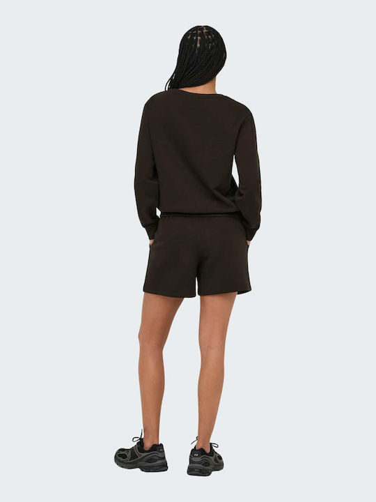 Play Damen High Waist Shorts Braun
