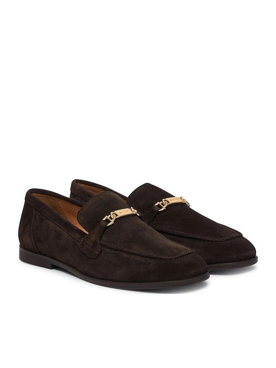 Gimble Damen-Leder-Loafer in Braun