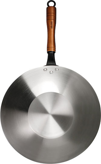 Ibili Wok din Oțel Carbon cu Acoperire Antiaderentă 32 cm Ibili Wok din Oțel Carbon cu Acoperire Antiaderentă 32 cm