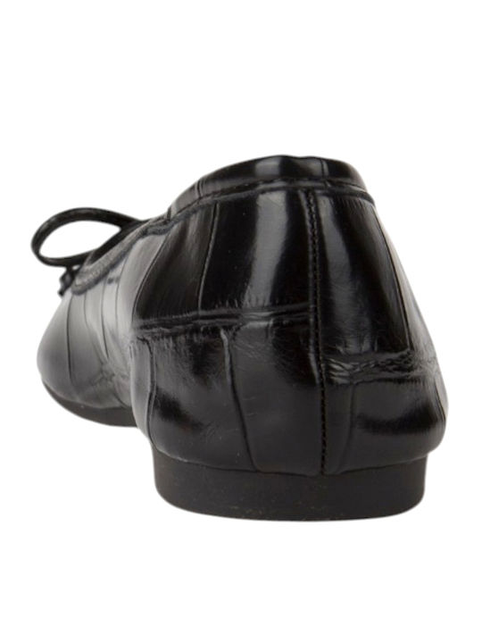 Damen Ballerinas Schwarz