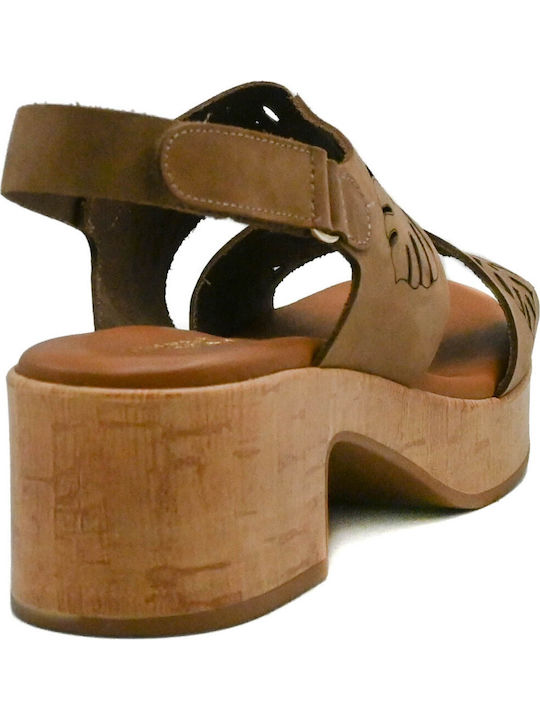 Leather Anatomic Brown Sandals