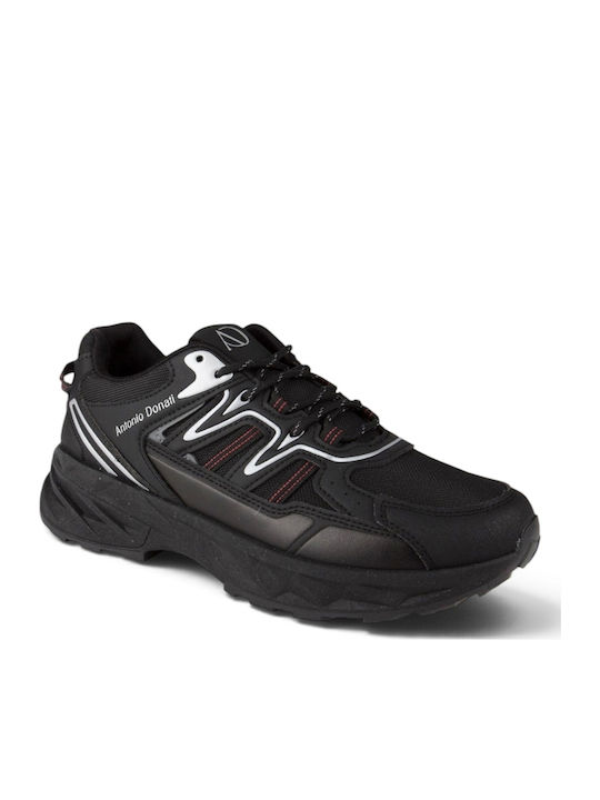 Antonio Donati Men's Black Hiking Shoes Antonio Donati Men's Black Hiking Shoes
