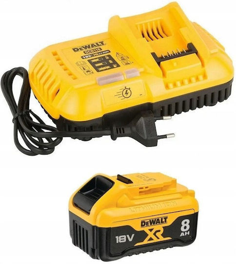 DEWALT Акумулаторен Тример за Рамо / Ръчен 18V с 2 Батерии 8Ah