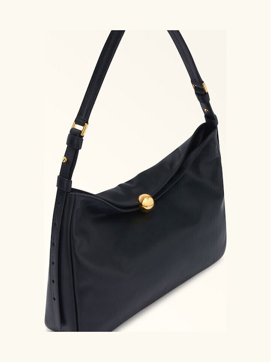 Sfera Leather Women's Black Hobo Bag