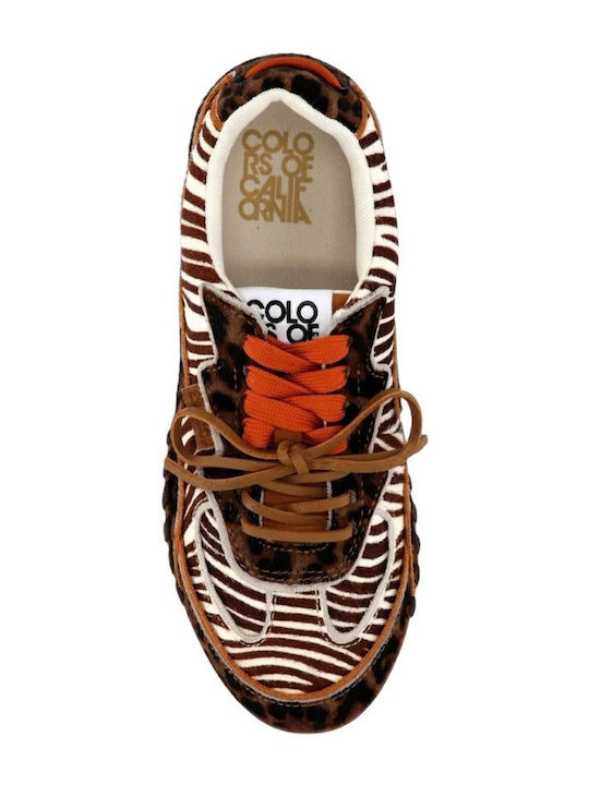 Sneakers de damă maro