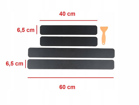 Door Sill Covers Decorative Strip Carbon Film