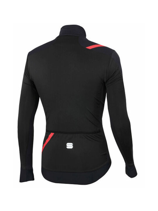 Sportful Light Ανδρική Μακρυμάνικη Μπλούζα Ποδηλασίας Μαύρη