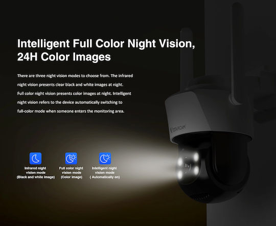 Vstarcam CS622 IP Камера за Видеонаблюдение Wi-Fi Full HD+ 3MP Водоустойчива с Двупосочна Комуникация и Обектив 3.6mm