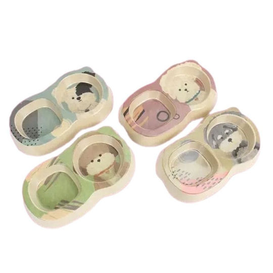 Denik Pets Plastic Food & Water Bowl for Dogs & Cats 260ml 27.5cm