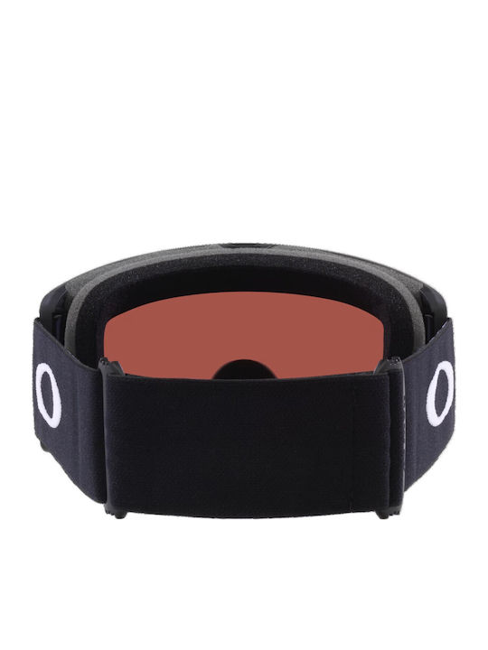 Oakley Mască de Schi & Snowboard pentru Adulți Neagră cu Lentilă Fumurie Neagră