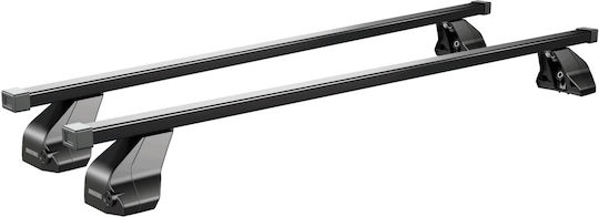 Menabo Complete Set Car Roof Bars Iron Omega M 112 Cm Black Ford Fiesta Vi 5 Doors 2008>2013 2 Pieces 9810 Mb+12670 Mb Mp.fo.12670/mb-omg-9 Menabo Complete Set Car Roof Bars Iron Omega M 112 Cm Black Ford Fiesta Vi 5 Doors 2008>2013 2 Pieces 9810 Mb+12670 Mb Mp.fo.12670/mb-omg-9