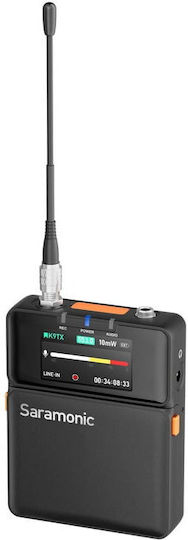 Saramonic K9 Tx Transmițător Bodypack cu Microfon Lavalieră Sistem Wireless UHF Saramonic K9