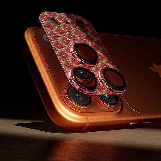 Benks Протектор за камера Закалено стъкло Orange за iPhone 17 Pro