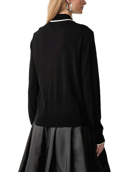 Damen-Rollkragenpullover Schwarz