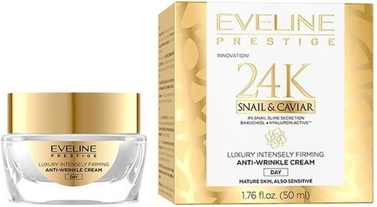 Eveline 24k Snail & Caviar Creme Gesicht Tag 50ml